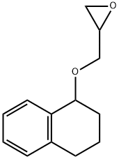 2-[(1,2,3,4-테트라히드로나프탈렌-1-일록시)메틸]옥시란 구조식 이미지