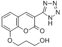 2H-1-Benzopyran-2-one, 8-(3-hydroxypropoxy)-3-(1H-tetrazol-5-yl)- 구조식 이미지