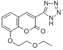 2H-1-Benzopyran-2-one, 8-(2-ethoxyethoxy)-3-(1H-tetrazol-5-yl)- 구조식 이미지