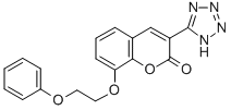 8-(2-Phenoxyethyloxy)-3-(1H-tetrazol-5-yl)coumarin Structure