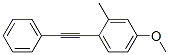 벤젠,4-메톡시-2-메틸-1-(페닐에티닐)-(9CI) 구조식 이미지