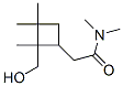 사이클로부탄아세트아미드,2-(하이드록시메틸)-N,N,2,3,3-펜타메틸-(9CI) 구조식 이미지