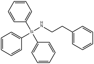 2-phenyl-N-triphenylsilyl-ethanamine Structure