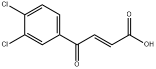 (E)-4-(3,4-dichlorophenyl)-4-oxo-but-2-enoic acid Structure