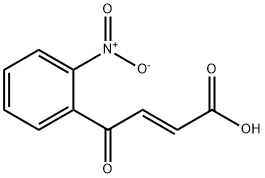 (E)-4-(2-Nitrophenyl)-4-oxo-2-butenoic acid 구조식 이미지