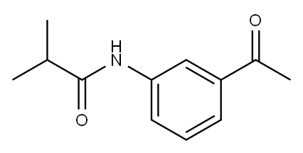 PropanaMide, N-(3-acetylphenyl)-2-Methyl- 구조식 이미지