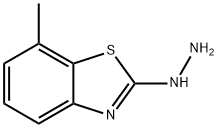 2(3H)-벤조티아졸론,7-메틸-,히드라존(9CI) 구조식 이미지