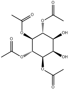 3,4,5,6-Tetra-O-acetyl-D-myo-inositol 구조식 이미지