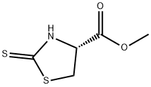 (-)-methyl (R)-2-thioxothiazolidine-4-carboxylate Structure