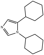 1,5-DICYCLOHEXYLIMIDAZOLE Structure