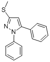 1,5-DIPHENYL-3-METHYLTHIO-1H-PYRAZOLE Structure