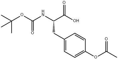 BOC-TYR(AC)-OH Structure