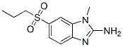 (2-Amino-3-methyl-5-propylsulfonyl)benzimidazole 구조식 이미지