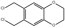 6,7-Bis(chloromethyl)-2,3-dihydro-1,4-benzodioxin Structure