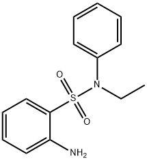 2-Amino-N-ethylbenzenesulfonanilide  구조식 이미지