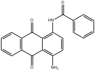 1-AMINO-4-BENZAMIDOANTHRAQUINONE Structure