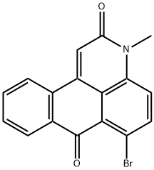 6-bromo-3-methyl-3H-dibenz[f,ij]isoquinoline-2,7-dione Structure