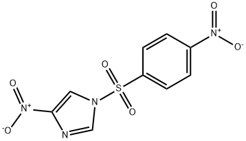 4-Nitro-1-[(4-nitrophenyl)sulfonyl]-1H-imidazole 구조식 이미지
