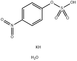 칼륨4-니트로벤젠술폰산염H2O 구조식 이미지