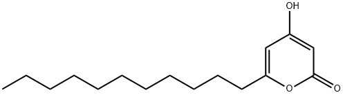 4-hydroxy-6-undecyl-2H-pyran-2-one 구조식 이미지