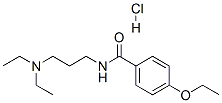 N-[3-(diethylamino)propyl]-4-ethoxybenzamide monohydrochloride 구조식 이미지