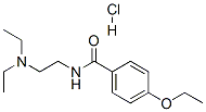 N-[2-(diethylamino)ethyl]-4-ethoxybenzamide monohydrochloride Structure