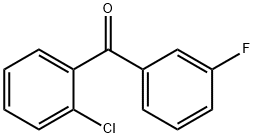 2-CHLORO-3'-FLUOROBENZOPHENONE Structure
