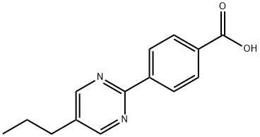 5-Propylpyrimidine-2-Yl-P-BenzoicAcid 구조식 이미지