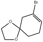 1-BROMO-5-DIOXOLANECYCLOHEX-1-ENE 구조식 이미지