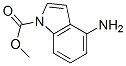 1H-Indole-1-carboxylicacid,4-amino-,methylester(9CI) 구조식 이미지
