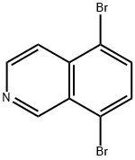 5,8-Dibromoisoquinoline 구조식 이미지