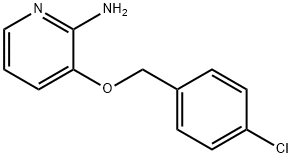 2-amino-3-[(4-chlorobenzyl)oxy]pyridine 구조식 이미지