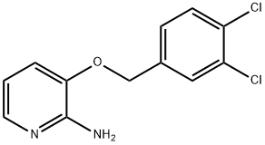 3-[(3,4-디클로로벤질)옥시]피리딘-2-아민 구조식 이미지