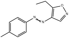 Isoxazole, 5-ethyl-4-[(4-methylphenyl)azo]- (9CI) Structure