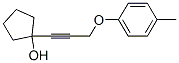 Cyclopentanol, 1-[3-(4-methylphenoxy)-1-propynyl]- (9CI) Structure