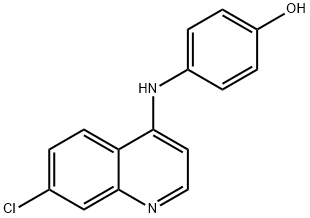 7-Chloro-4-(4-hydroxyanilino)quinoline 구조식 이미지