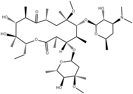 Clarithromycin Structure