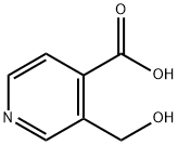 4-피리딘카르복실산,3-(히드록시메틸)-(9CI) 구조식 이미지