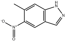 5-NITRO-6-METHYL (1H)INDAZOLE Structure