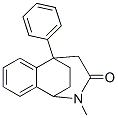 1,5-Ethano-3H-2-benzazepin-3-one, 1,2,4,5-tetrahydro-2-methyl-5-phenyl - 구조식 이미지