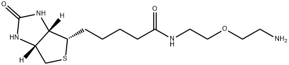 1H-Thieno[3,4-d]iMidazole-4-pentanaMide, N-[2-(2-aMinoethoxy)ethyl]hexahydro-2-oxo-, (3aS,4S,6aR)- 구조식 이미지