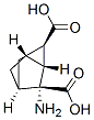Tricyclo[2.2.1.02,6]heptane-1,3-dicarboxylic acid, 3-amino-, (1S,2R,3R,4S,6S)- (9CI) 구조식 이미지
