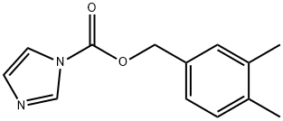 1H-Imidazole-1-carboxylicacid,(3,4-dimethylphenyl)methylester(9CI) Structure