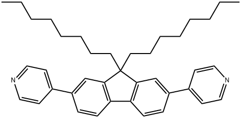 4-(9,9-dioctyl-7-phenyl-9H-fluoren-2-yl)pyridine 구조식 이미지