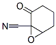 7-옥사비시클로[4.1.0]헵탄-1-카르보니트릴,2-옥소- 구조식 이미지