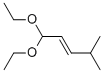 (E)-1,1-DIETHOXY-4-METHYL-PENT-2-ENE 구조식 이미지