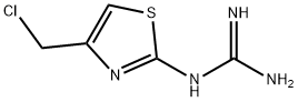 2-(4-(CHLOROMETHYL)THIAZOL-2-YL)GUANIDINE 구조식 이미지