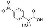 벤젠아세트산,A-하이드록시-A-메틸-4-니트로- 구조식 이미지