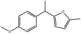 Furan, 2-[1-(4-methoxyphenyl)ethyl]-5-methyl- (9CI) Structure