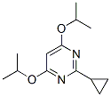 Pyrimidine, 2-cyclopropyl-4,6-bis(1-methylethoxy)- (9CI) Structure